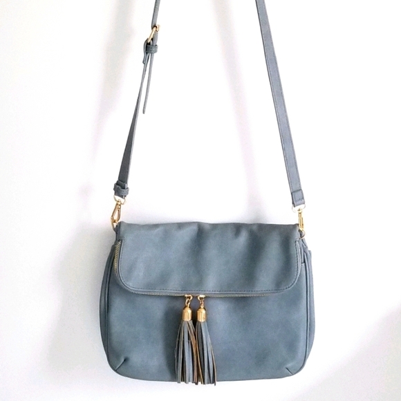 Miztique Handbags - Miztique Leather Shoulder Bag tassels Crossbody Purse